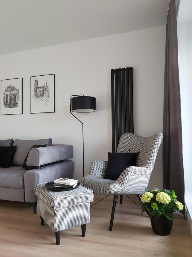 Apartament 150 Zaspa Vvita Z Prywatnym Ogrodem I Tarasem Gdansk Luaran gambar