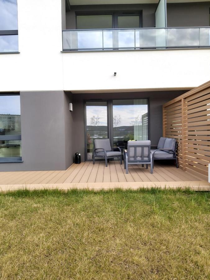 Apartament 150 Zaspa Vvita Z Prywatnym Ogrodem I Tarasem Gdansk Luaran gambar
