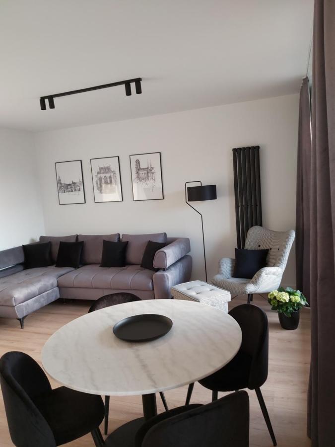 Apartament 150 Zaspa Vvita Z Prywatnym Ogrodem I Tarasem Gdansk Luaran gambar