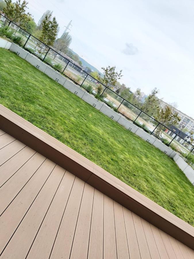 Apartament 150 Zaspa Vvita Z Prywatnym Ogrodem I Tarasem Gdansk Luaran gambar